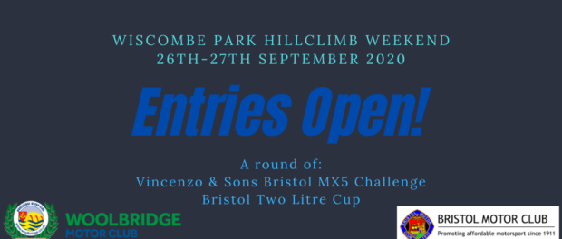 2020 Wiscombe Entries Open